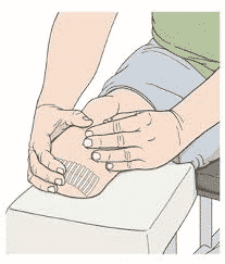 นวดขาเทียม